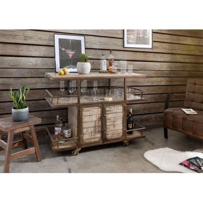 Massivmoebel24 Küchenwagen Heavy Industry | Wayfair.de